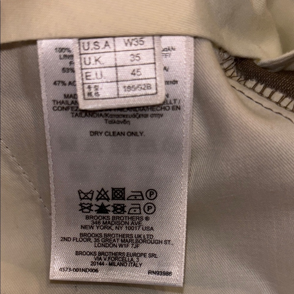 Brooks Brothers Classic Brown Dress Pants - Picture 7 of 10